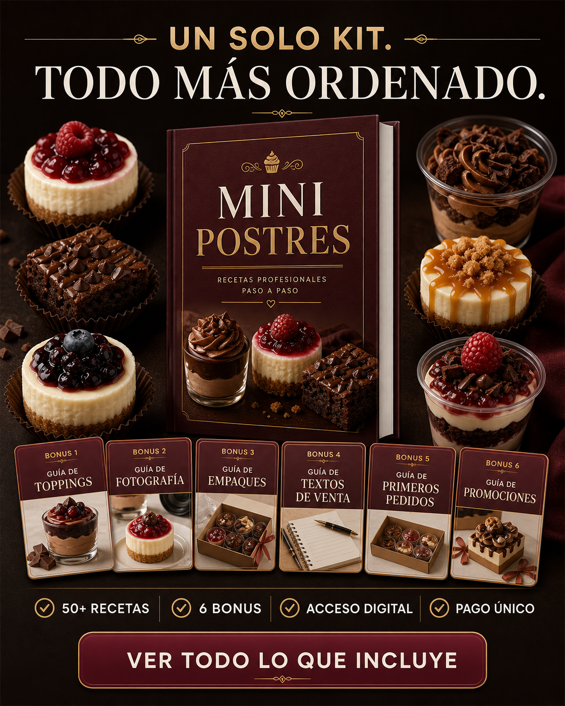 Mini Postres Virales: Pack Completo